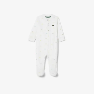 Bedruckter Petit-Piqué-Strampler für Babys