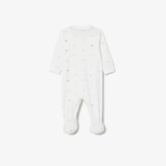 Bedruckter Petit-Piqué-Strampler für Babys