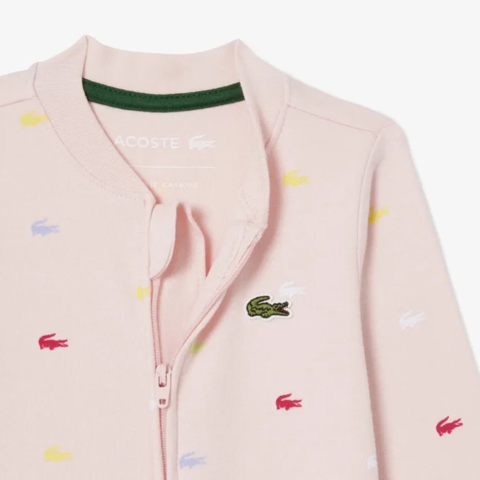Bedruckter Petit-Piqué-Strampler für Babys