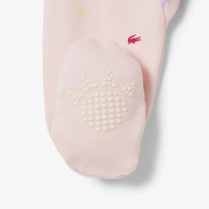 Bedruckter Petit-Piqué-Strampler für Babys