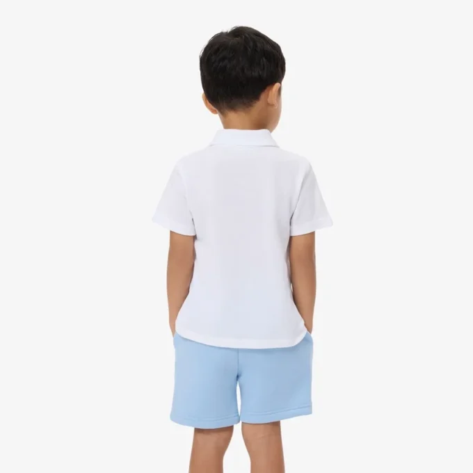 Bedrucktes Baumwoll-Poloshirt