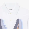 Bedrucktes Baumwoll-Poloshirt