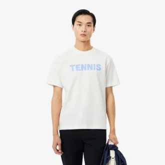 Bedrucktes Baumwoll-T-Shirt