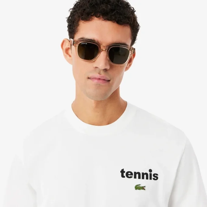 Bedrucktes Baumwoll-T-Shirt