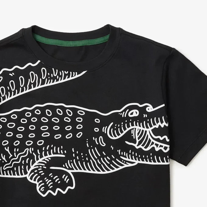 Bedrucktes Baumwoll-T-Shirt
