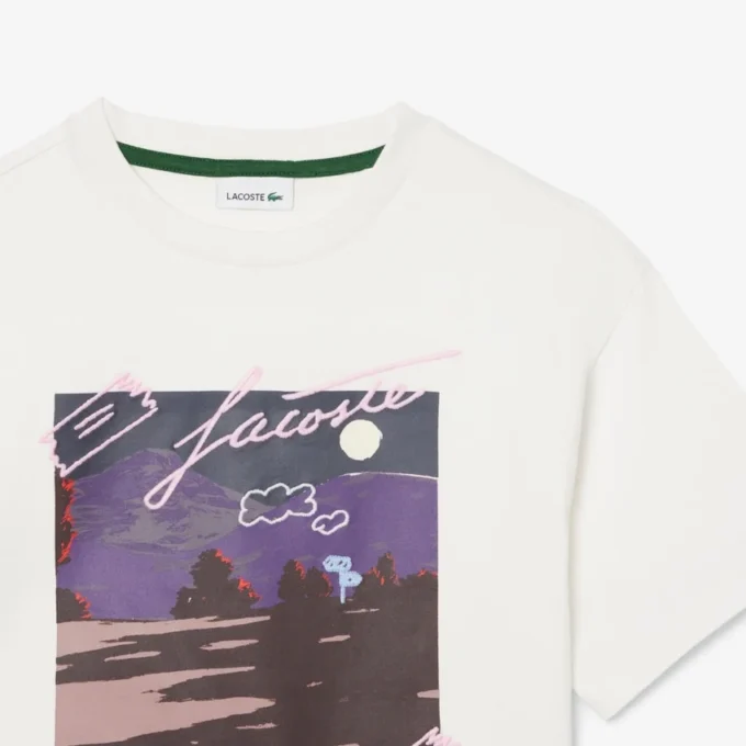 Bedrucktes Baumwoll-T-Shirt für Mädchen