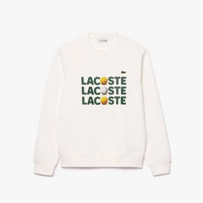 Bedrucktes Fleece-Sweatshirt für Herren