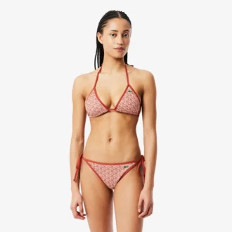 Bedrucktes Jersey-Bademode-Oberteil für Damen