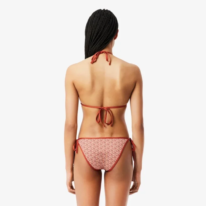 Bedrucktes Jersey-Bademode-Oberteil für Damen