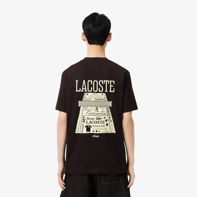 Bedrucktes T-Shirt aus schwerer Baumwolle