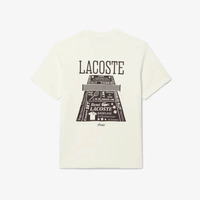 Bedrucktes T-Shirt aus schwerer Baumwolle