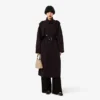 Übergroßer Trenchcoat aus Wollmischung The Blend