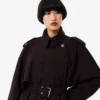Übergroßer Trenchcoat aus Wollmischung The Blend