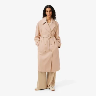 Übergroßer wasserabweisender Trenchcoat