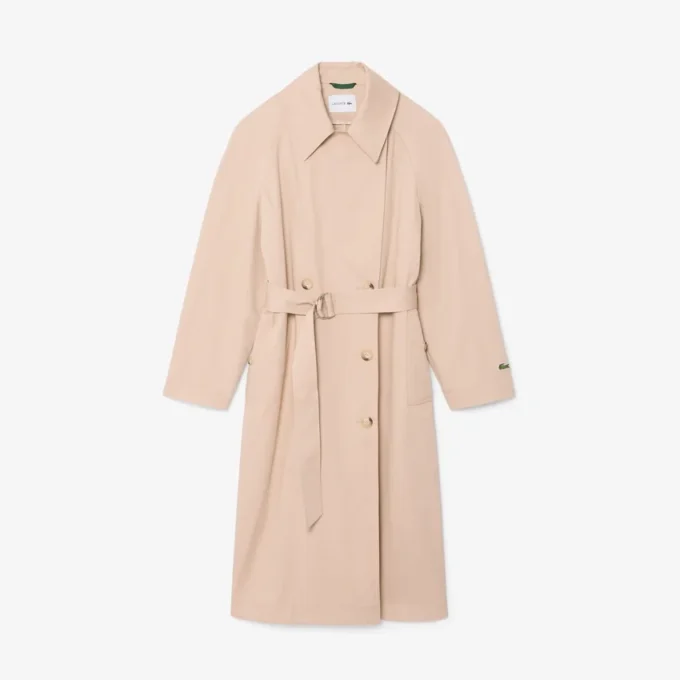 Übergroßer wasserabweisender Trenchcoat