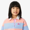 Übergroßes gestreiftes Rugby-Poloshirt aus Baumwolle