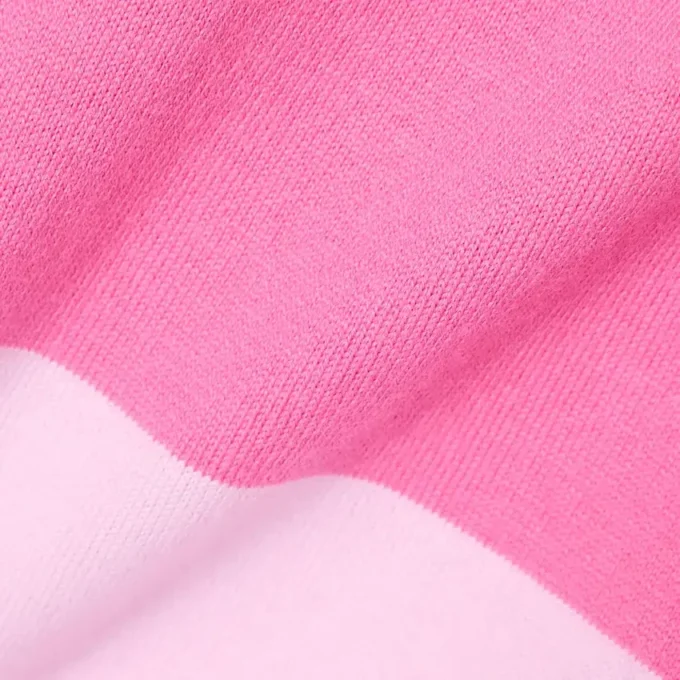 Übergroßes gestreiftes Rugby-Poloshirt aus Baumwolle