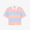 Übergroßes gestreiftes Rugby-Poloshirt aus Baumwolle