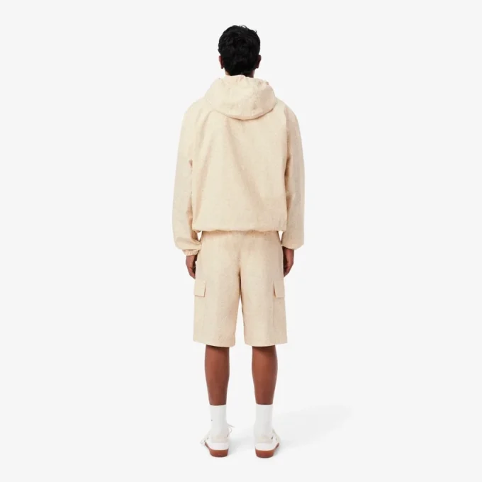 Bermuda-Cargo-Shorts mit geradem Schnitt und Print