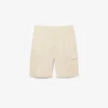 Bermuda-Cargo-Shorts mit geradem Schnitt und Print