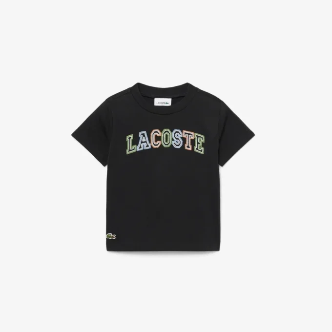 Besticktes Baumwoll-T-Shirt