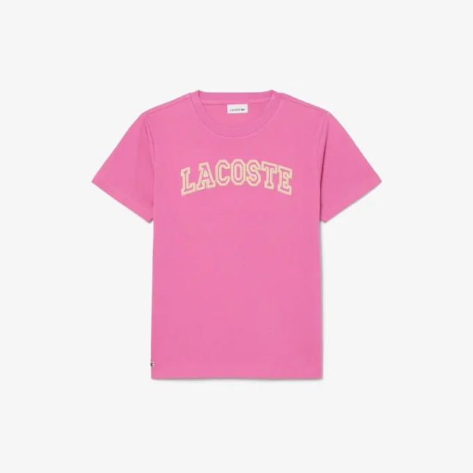 Besticktes Baumwoll-T-Shirt