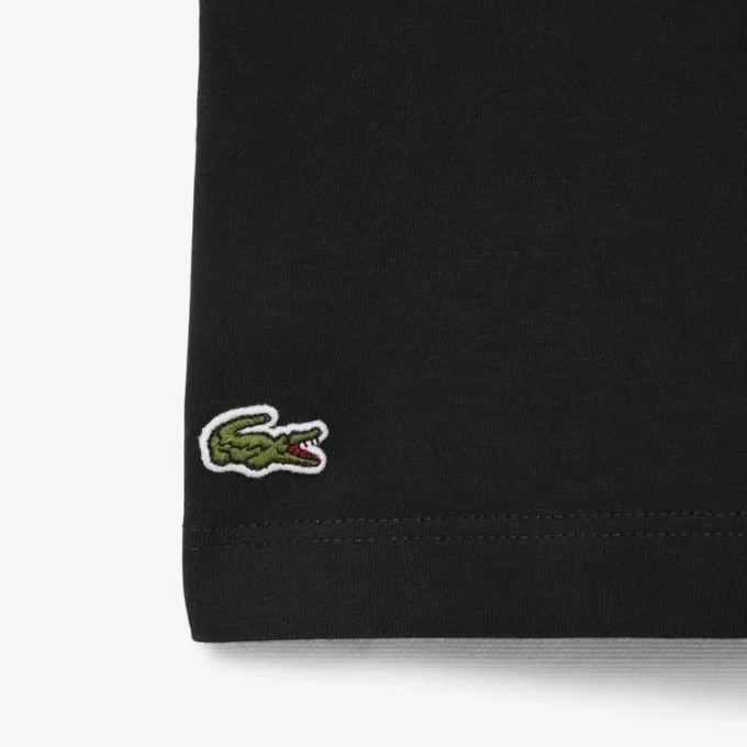 Besticktes Baumwoll-T-Shirt