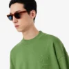 Besticktes Fleece-Sweatshirt