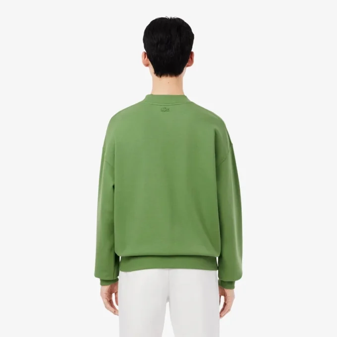 Besticktes Fleece-Sweatshirt