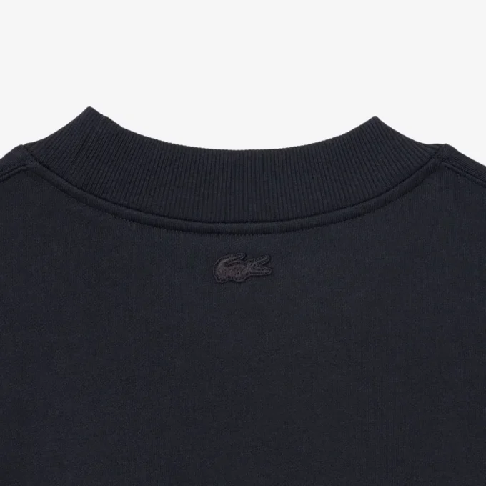 Besticktes Fleece-Sweatshirt