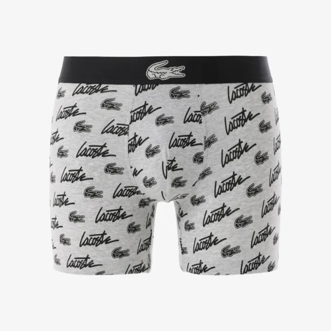 Boxershorts aus Stretch-Baumwolle mit Allover-Print für Herren