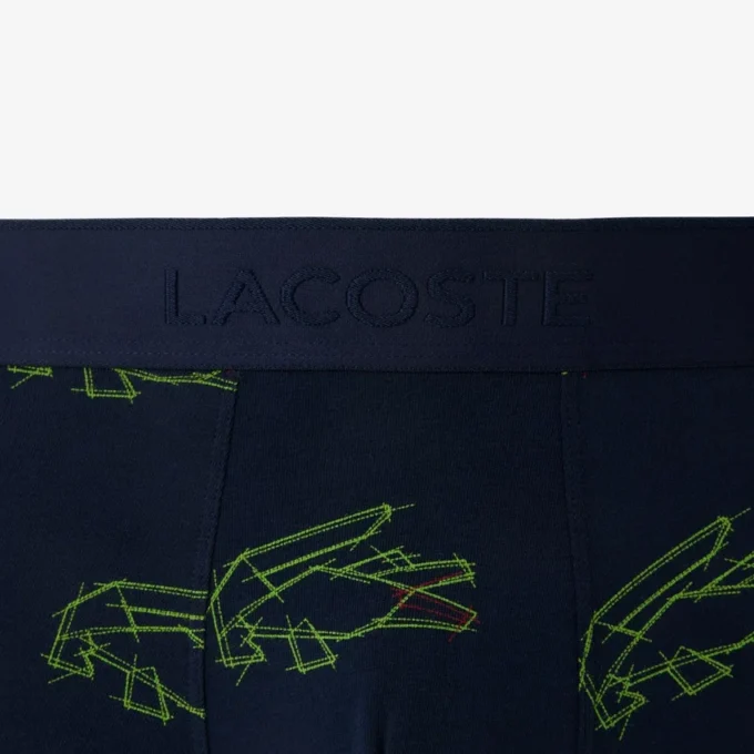 Boxershorts aus Stretch-Baumwolle mit Krokodil-Print für Herren