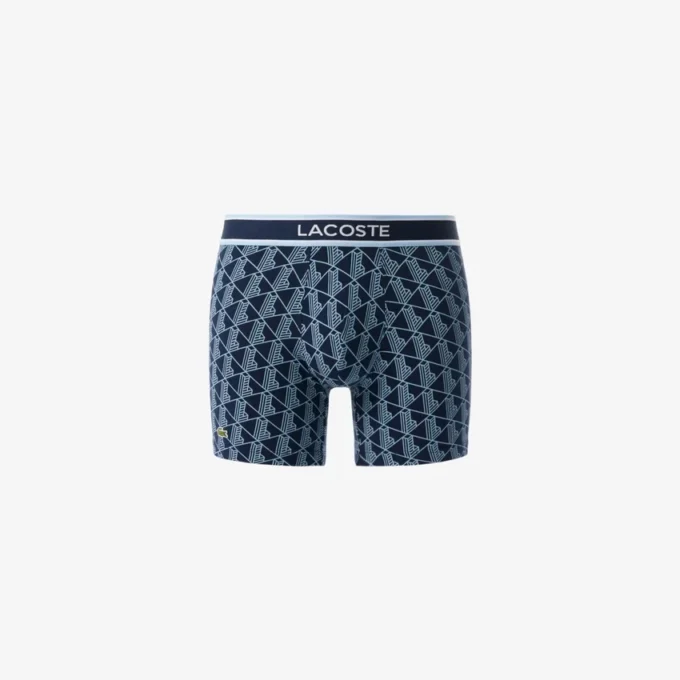 Boxershorts aus Stretch-Baumwolle mit Monogramm für Herren