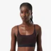 Bralette aus Mesh mit Krokodil-Akzent