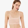 Bralette aus Mesh mit Krokodil-Akzent