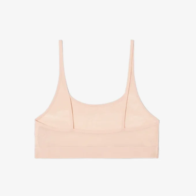 Bralette aus Mesh mit Krokodil-Akzent