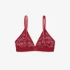 Bralette mit Logo-Spitzen-Dreieck