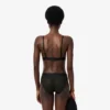 Bralette mit Logo-Spitzen-Dreieck