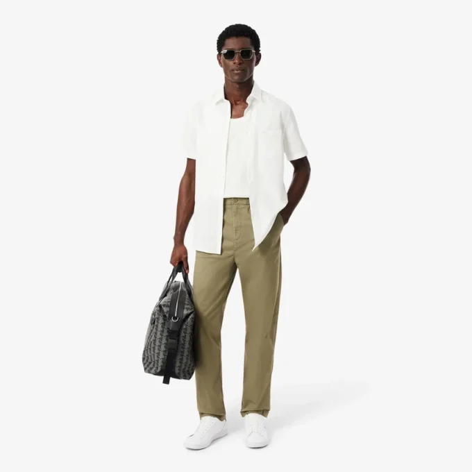 Chino-Hose aus Baumwolltwill in Regular Fit