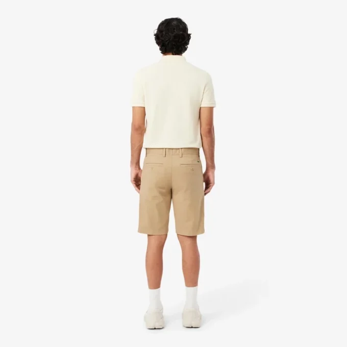 Chino-Shorts aus Stretch-Twill