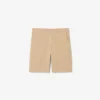 Chino-Shorts aus Stretch-Twill