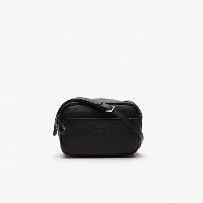 City Court Schultertasche aus genarbtem Leder