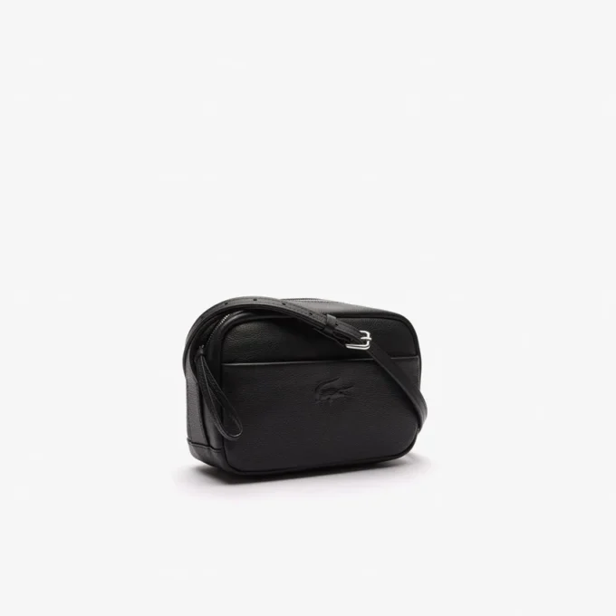 City Court Schultertasche aus genarbtem Leder