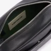 City Court Schultertasche aus genarbtem Leder