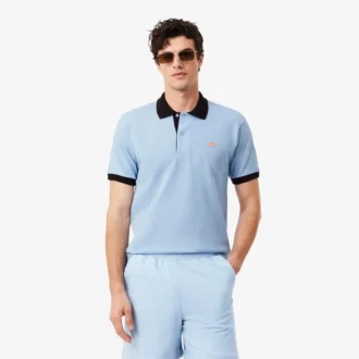 Classic Fit Contrast Rib Poloshirt