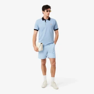 Classic Fit Contrast Rib Poloshirt