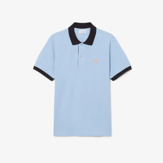 Classic Fit Contrast Rib Poloshirt