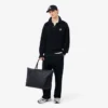 Club Lacoste Wochenendtasche aus genarbtem Leder
