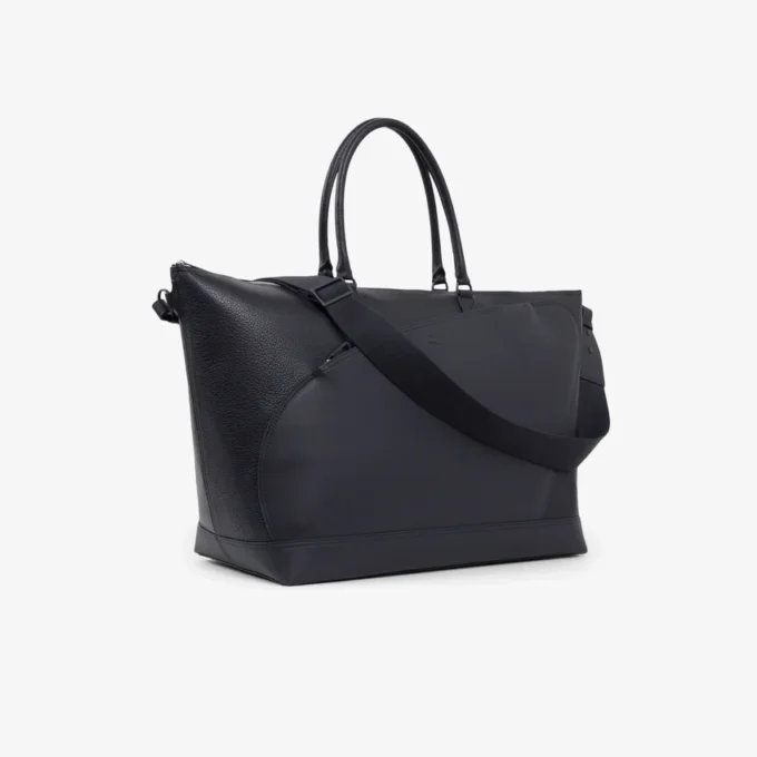 Club Lacoste Wochenendtasche aus genarbtem Leder