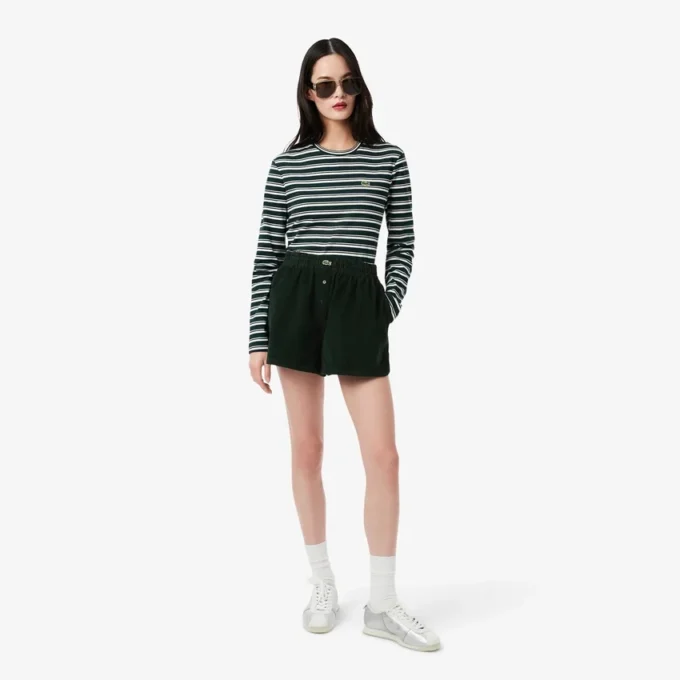 Damen-Cordshorts in lockerer Passform